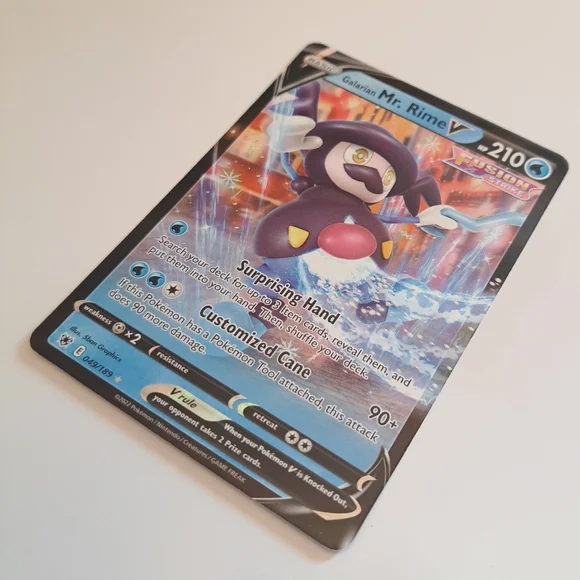 Pokemon Card GALARIAN MR. RIME V 049/189 holo full art- Astral Radiance - Picture 3 of 4